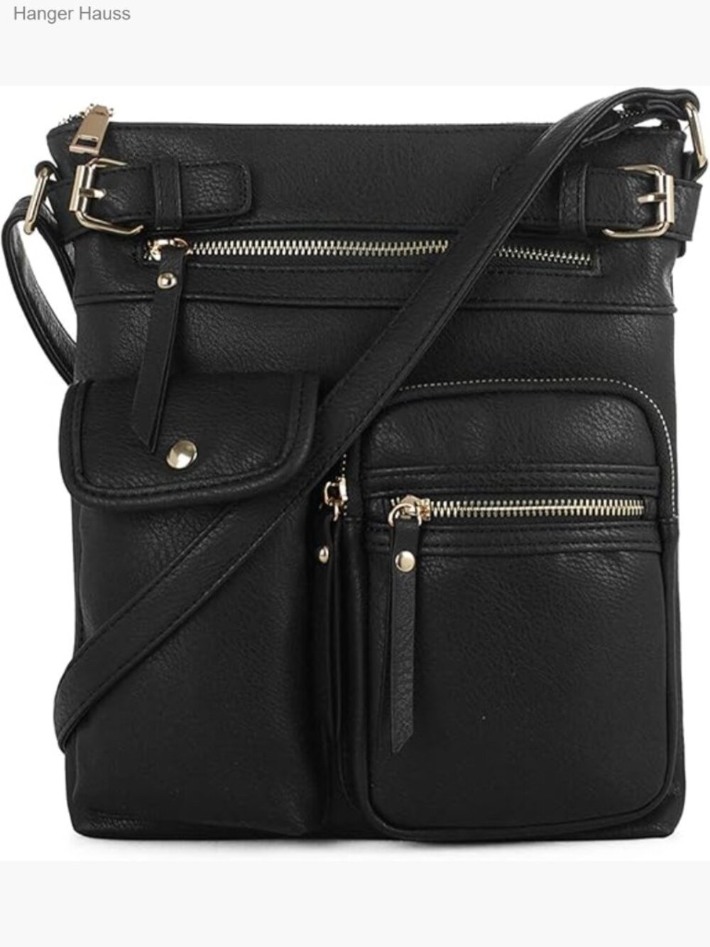 Lightweight Medium Crossbody Bag with Multi Pockets